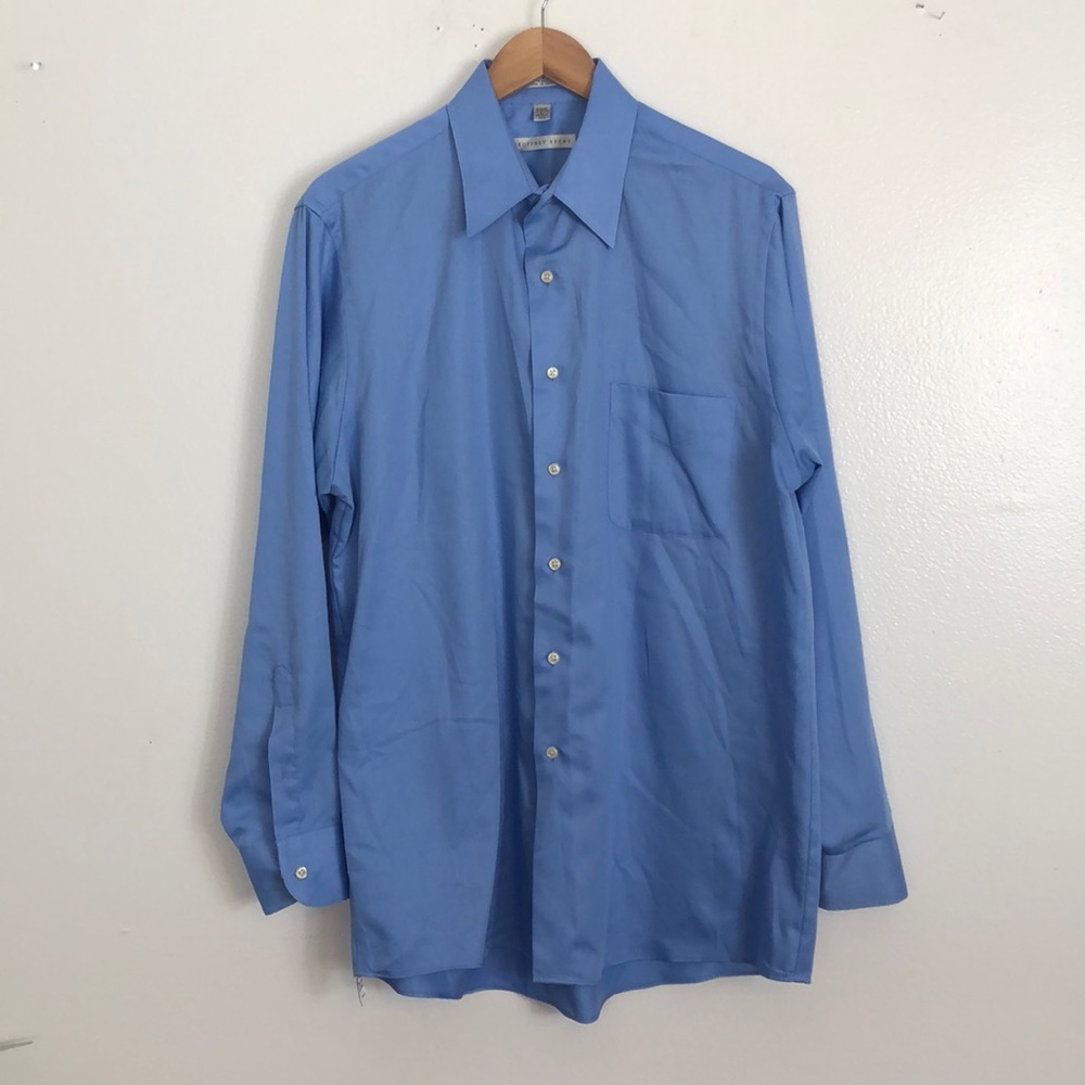 Geoffrey Beene light blue butting up 16 34/35 - Picture 2 of 4